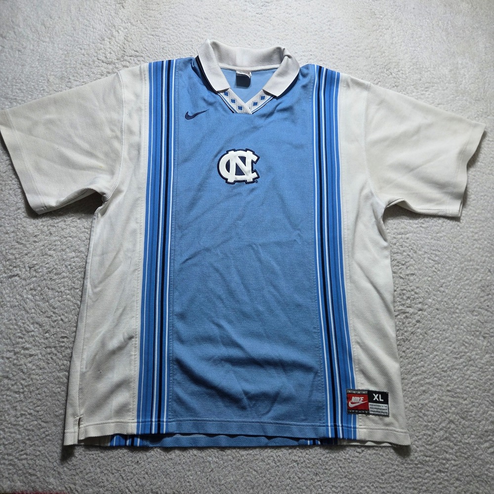 Vintage 90s Nike North Carolina Tar Heels Jersey Mens XL Blue White Y2K